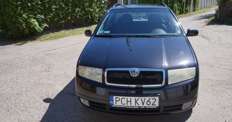 Skoda Fabia cena 8600 przebieg: 112875, rok produkcji 2004 z Chodzież małe 79